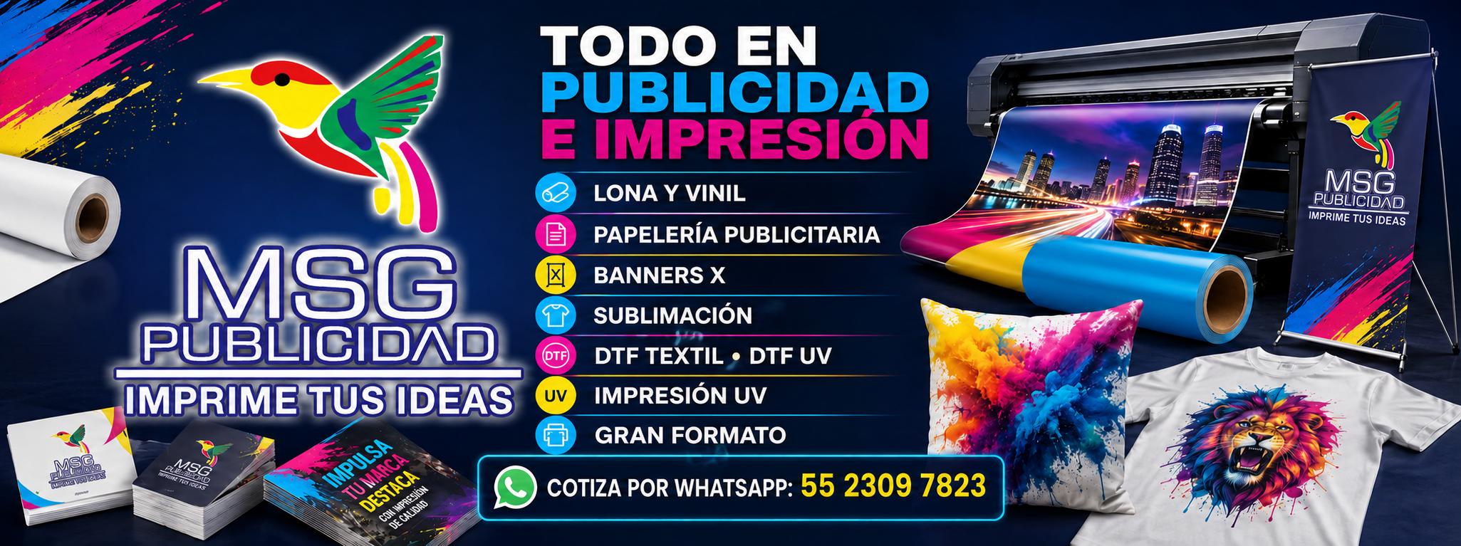 Equipo y servicios de MSG Publicidad