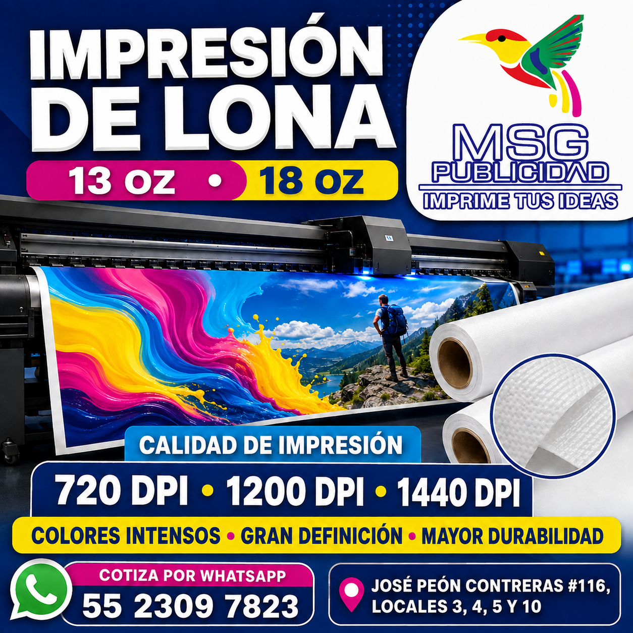 Impresión en lona
